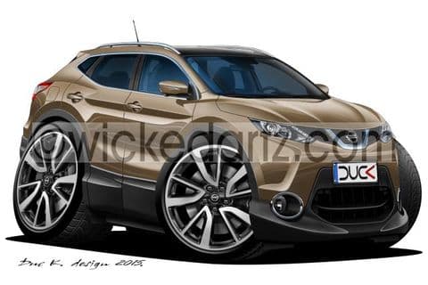 Nissan Qashqai 2014+ Metallic Brown DK (Items from £9.50)