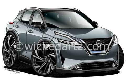 Nissan Qashqai MK3 SUV 2021+ Dark Silver (Items from £9.50)