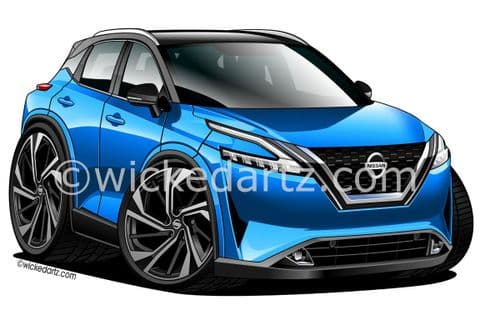 Nissan Qashqai MK3 SUV 2021+ Magnetic Blue (Items from £9.50)