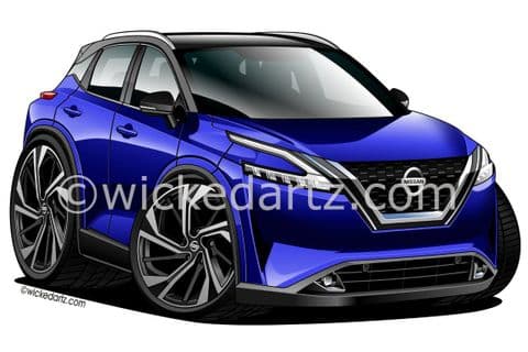 Nissan Qashqai MK3 SUV 2021+ Navy Blue (Items from £9.50)