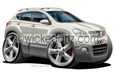 Nissan Qashqai White DK (Items from £9.50)