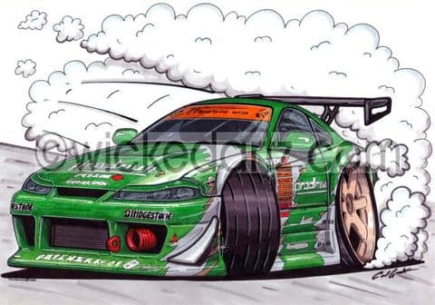Nissan Silvia 'Prodrive' Green (Items from £9.50)
