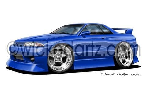 Nissan Skyline GTR R32 Blue DK (Items from £9.50)