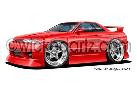 Nissan Skyline GTR R32 Red DK (Items from £9.50)