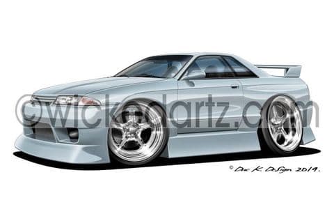Nissan Skyline GTR R32 Silver DK (Items from £9.50)