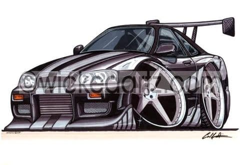 Nissan Skyline R34 Black/Silver (Items from £9.50)