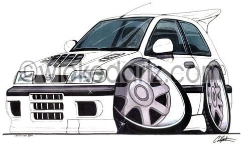 Nissan Sunny/Pulsar GTiR White (Items from £9.50)