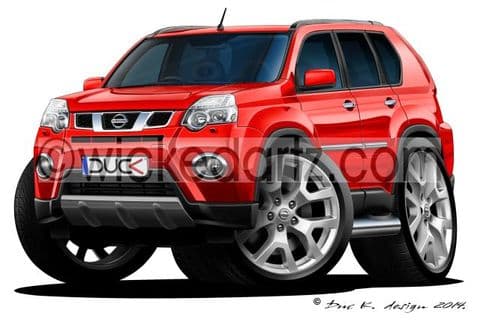 Nissan X-Trail Red DK (Items from £9.50)