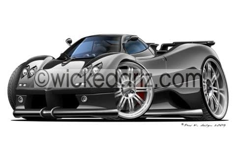 Pagani Zonda Black DK (Items from £9.50)