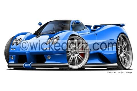 Pagani Zonda Blue DK (Items from £9.50)