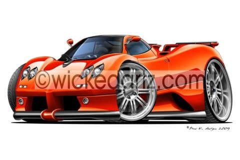 Pagani Zonda Orange DK (Items from £9.50)