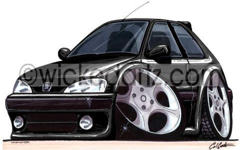 Peugeot 106 GTi Black (Items from £9.50)