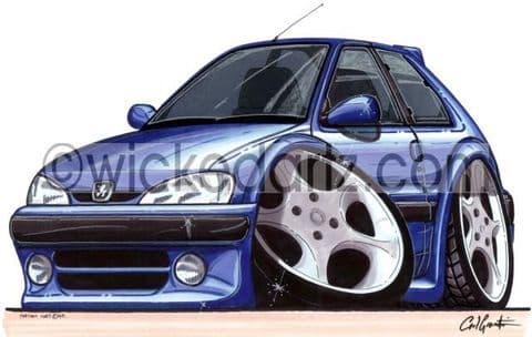 Peugeot 106 GTi Blue (Items from £9.50)
