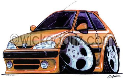 Peugeot 106 GTi Gold (Items from £9.50)