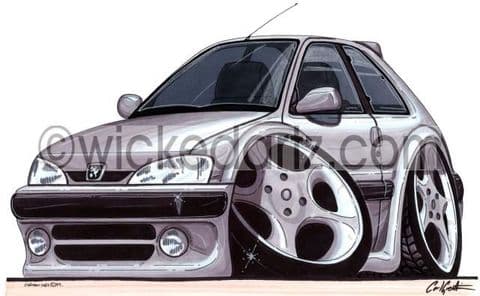 Peugeot 106 GTi Silver (Items from £9.50)