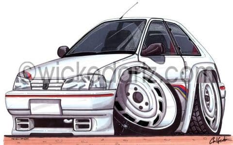 Peugeot 106 Rallye White (Items from £9.50)