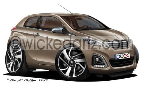 Peugeot 108 City Car 2014+ Bronze DK (Items from £9.50)