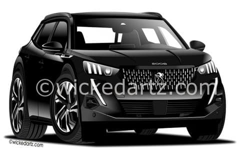Peugeot 2008 GT SUV 2020+ Black (Items from £9.50)