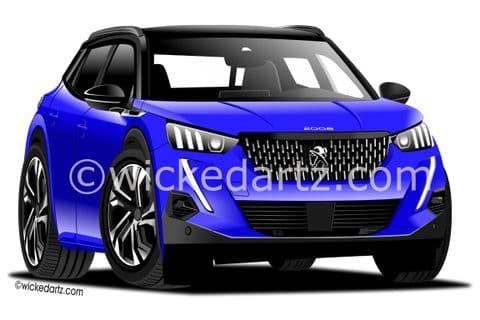 Peugeot 2008 GT SUV 2020+ Blue (Items from £9.50)