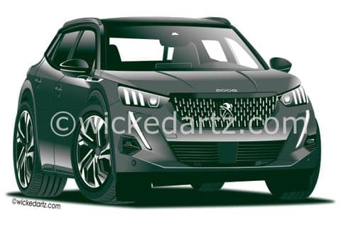 Peugeot 2008 GT SUV 2020+ Grey (Items from £9.50)