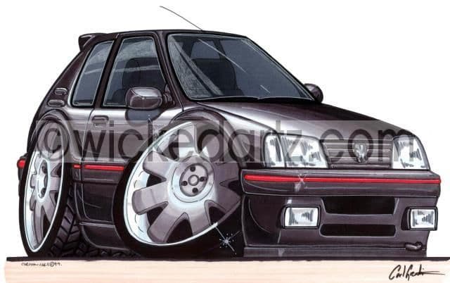 Peugeot 205 GTi Black (Items from £9.50)