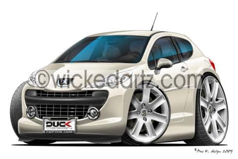 Peugeot 207 White DK (Items from £9.50)