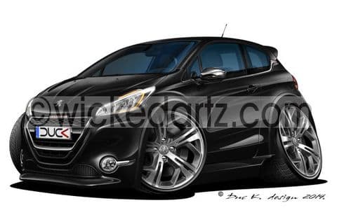 Peugeot 208 GTi Black DK (Items from £9.50)