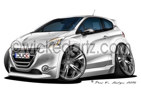 Peugeot 208 GTi White DK (Items from £9.50)