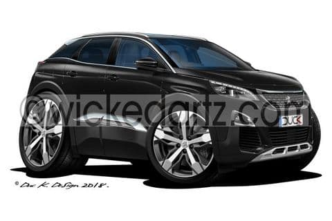 Peugeot 3008 SUV Black DK (Items from £9.50)