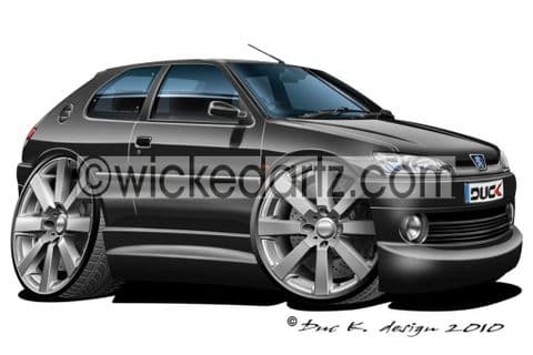 Peugeot 306 Black DK (Items from £9.50)