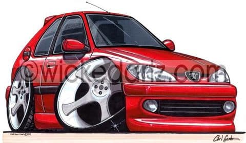 Peugeot 306 Red (Items from £9.50)