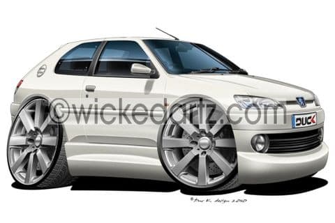 Peugeot 306 White DK (Items from £9.50)