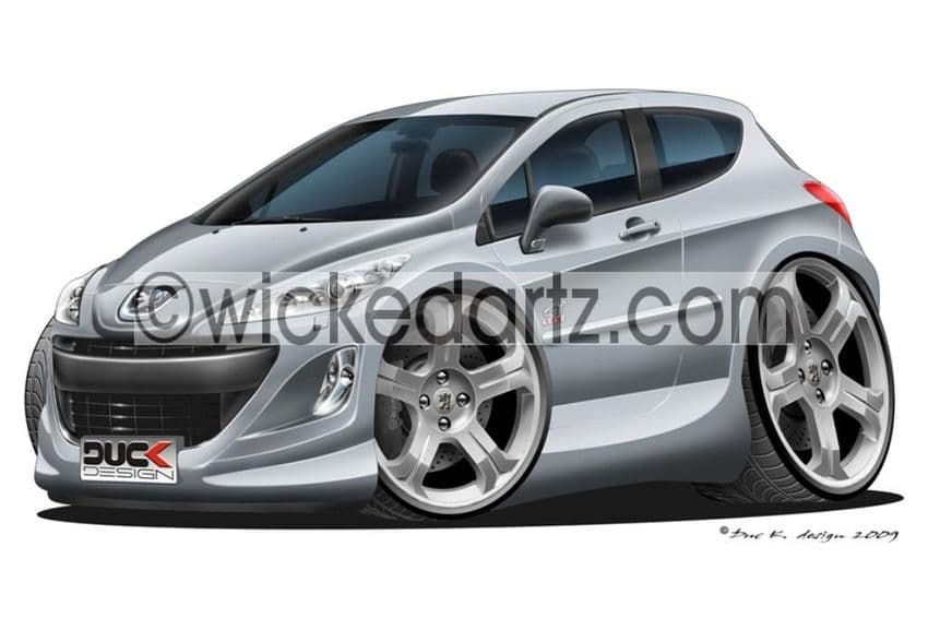 Peugeot 308 Silver DK Items from 9 50