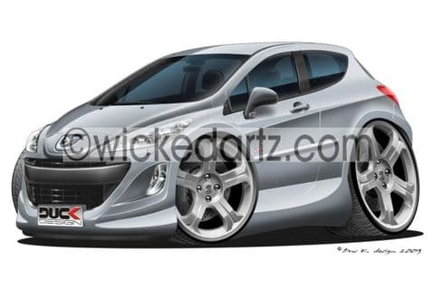Peugeot 308 Silver DK (Items from £9.50)