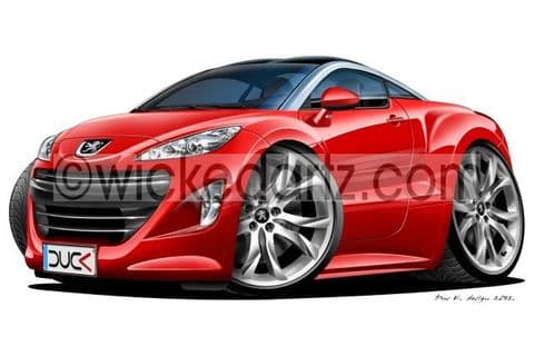Peugeot RCZ Red DK (Items from £9.50)