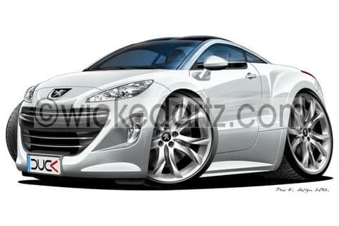 Peugeot RCZ White DK (Items from £9.50)