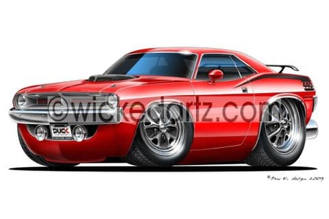 Plymouth 1970 Barrcuda Red DK (Items from £9.50)