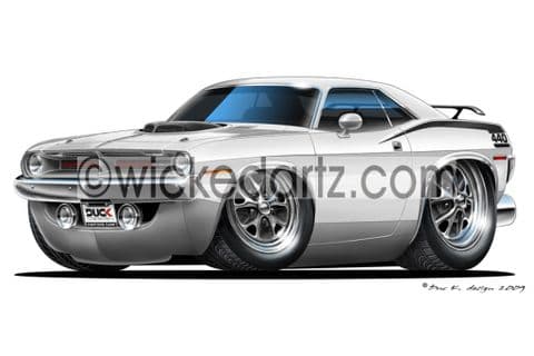 Plymouth 1970 Barrcuda White DK (Items from £9.50)