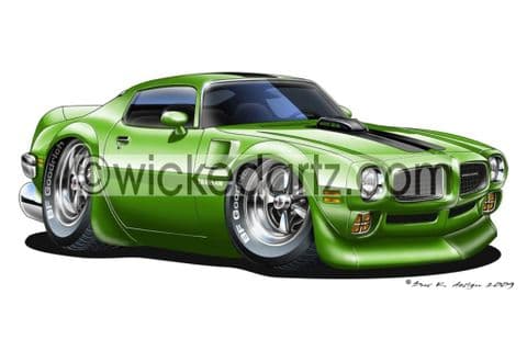 Pontiac Firebird Trans Am Green DK (Items from £9.50)