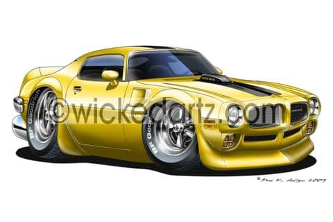 Pontiac Firebird Trans Am Yellow DK (Items from £9.50)
