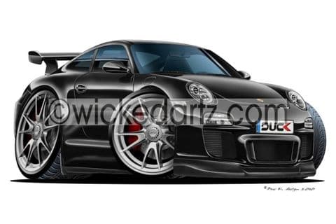 Porsche 911 GT3 Black DK (Items from £9.50)