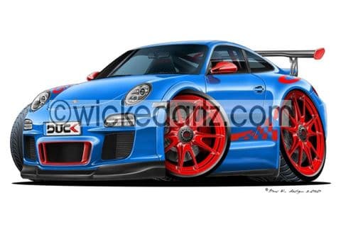 Porsche 911 GT3 RS Blue DK (Items from £9.50)