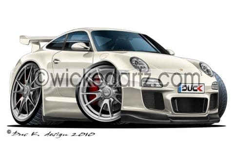 Porsche 911 GT3 White DK (Items from £9.50)