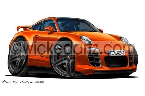 Porsche 911 Targa 4S Metallic Orange DK (Items from £9.50)