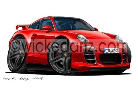 Porsche 911 Targa 4S Red DK (Items from £9.50)