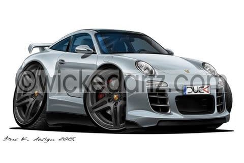 Porsche 911 Targa 4S Silver DK (Items from £9.50)
