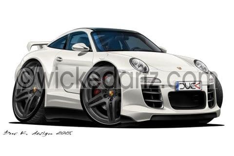 Porsche 911 Targa 4S White DK (Items from £9.50)