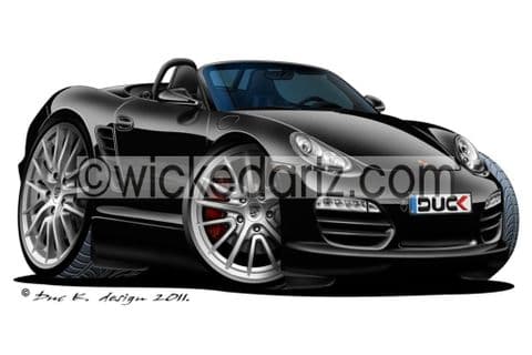 Porsche Boxster Black DK (Items from £9.50)