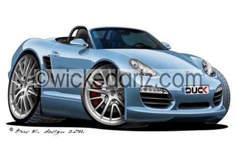 Porsche Boxster Light Blue DK (Items from £9.50)