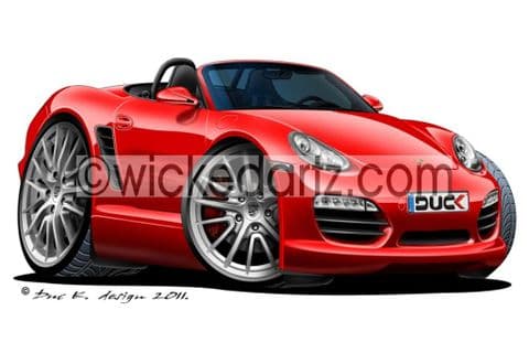 Porsche Boxster Red DK (Items from £9.50)
